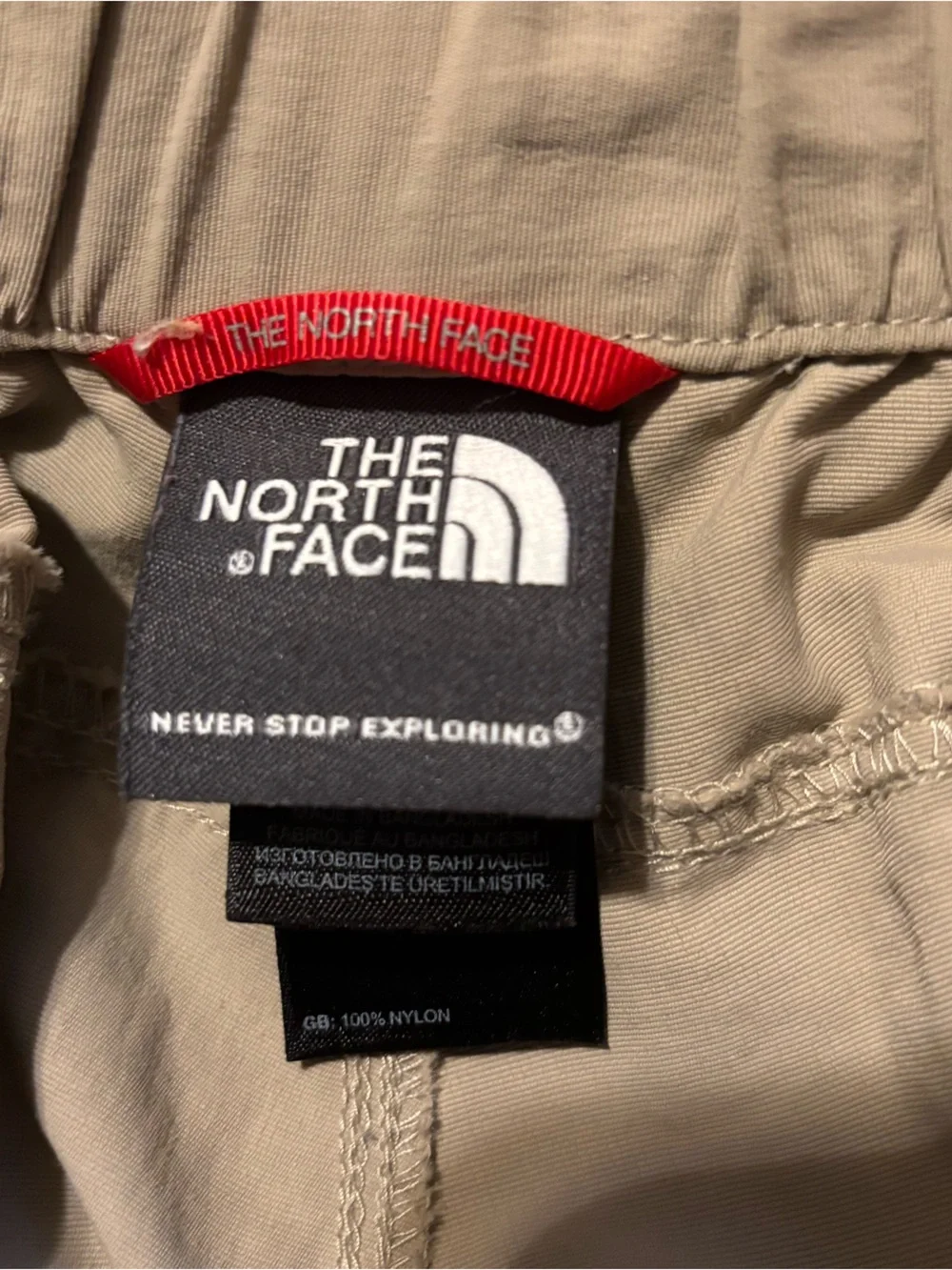 The North Face Men’s Nylon Convertible Cargo Pants Shorts